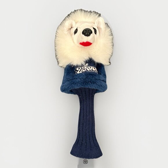 UCONN Huskies Driver Head Cover Stuffed DR White Blue Husky Dog Connecticut - Picture 9 of 9